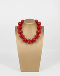 Collana Girocollo Maxi Sfere Rosse