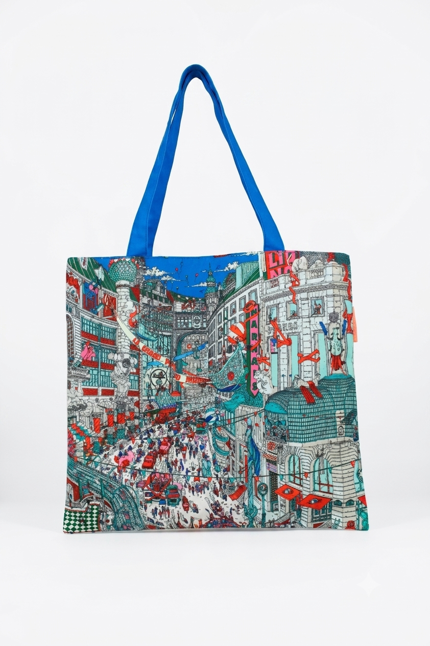 Tote Bag Stampa City Life / Le Grand Prix du Faubourg