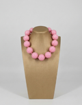 Collana Girocollo Maxi Sfere Rosa