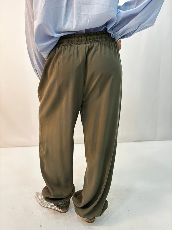 Pantalone Please a Gamba Larga con Coulisse