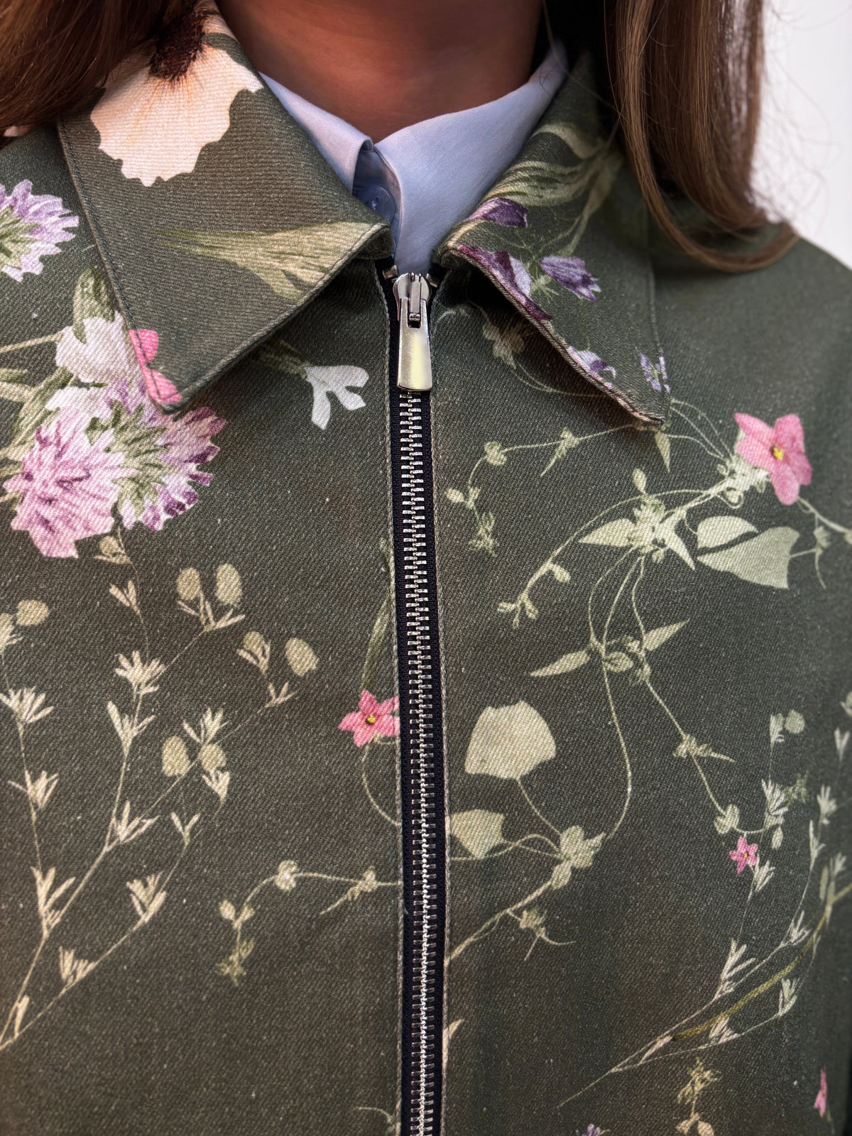 Giacca Bomber Please a Fantasia Floreale