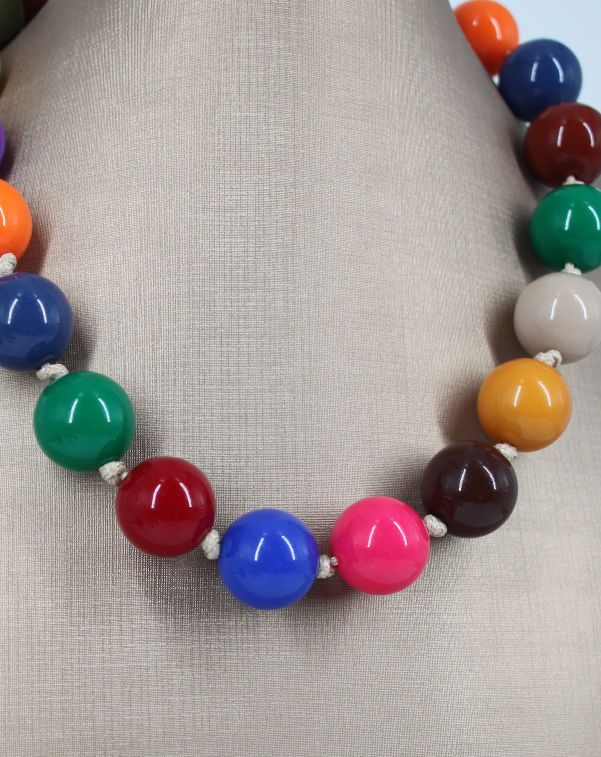Collana Girocollo a Sfere - Multicolore
