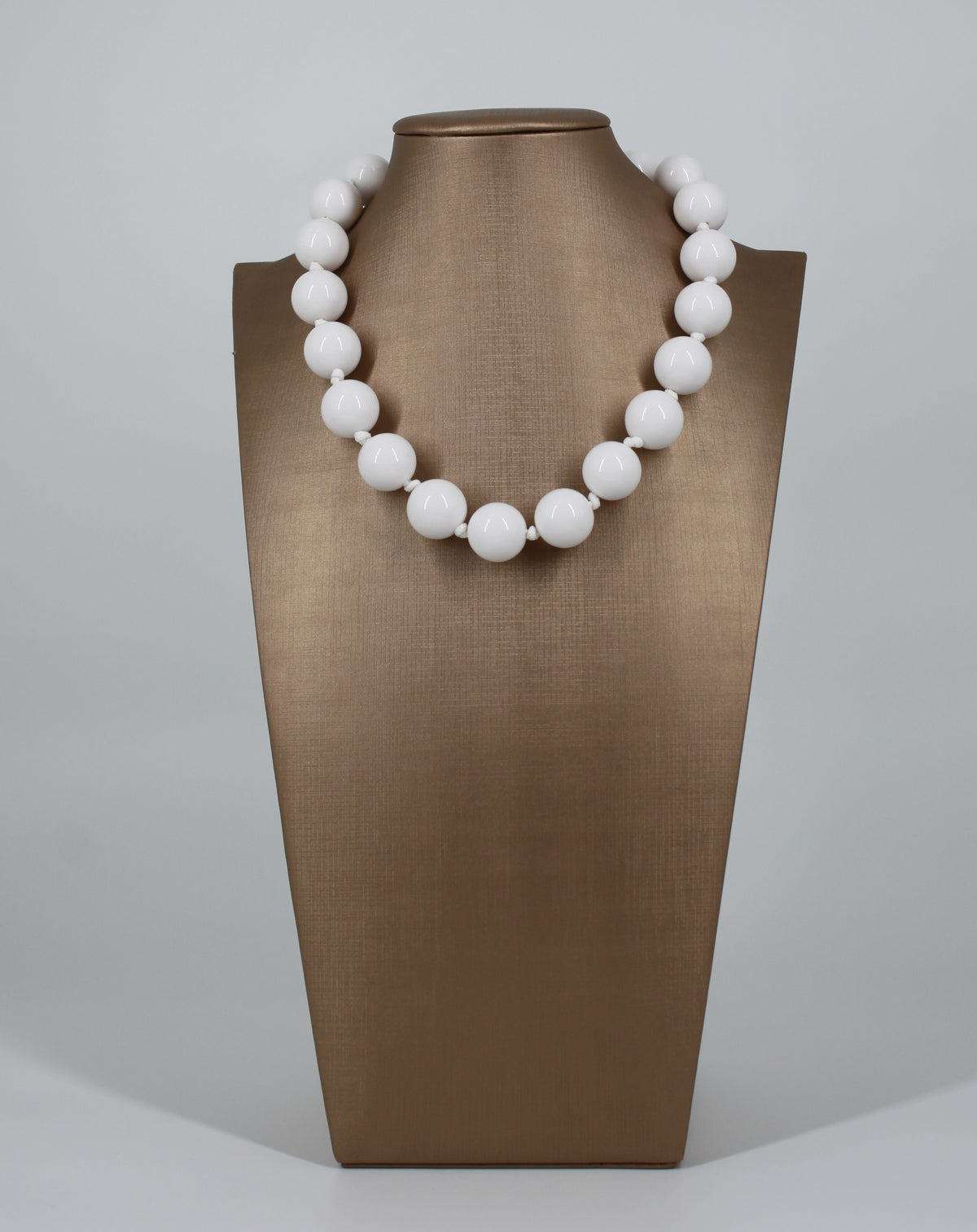 Collana Girocollo a Sfere - Bianco
