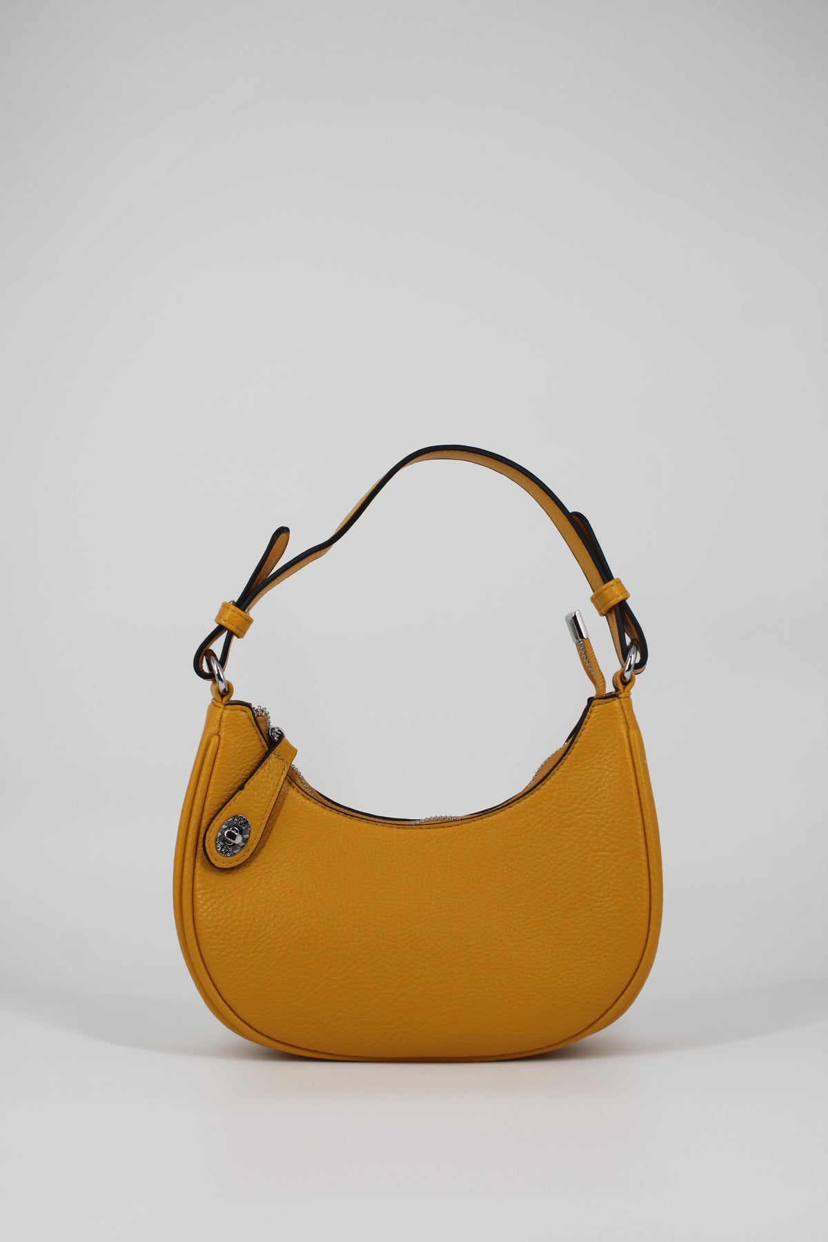 Borsa a Mezzaluna in ecopelle – Senape