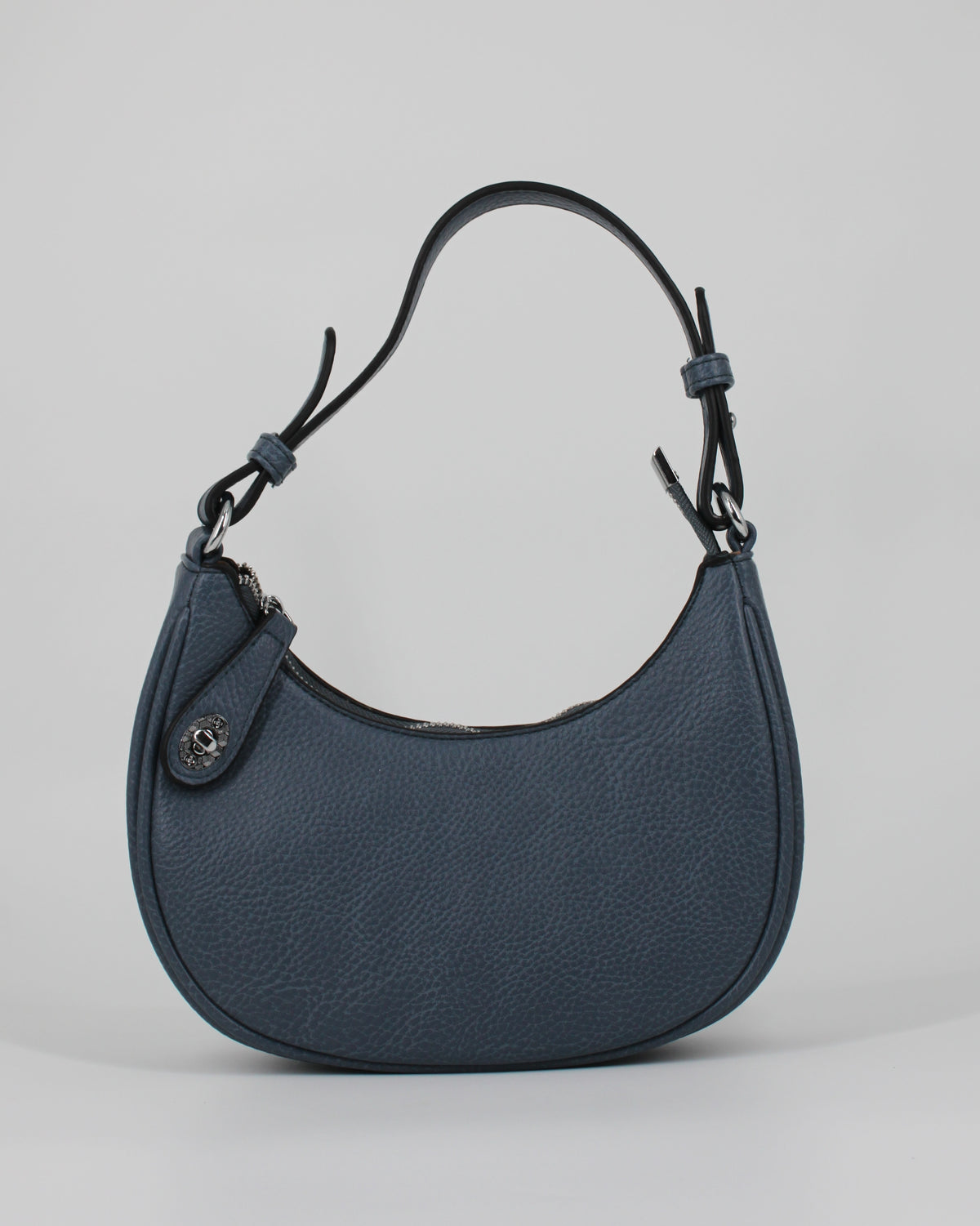 Borsa a Mezzaluna in ecopelle – Azzurro