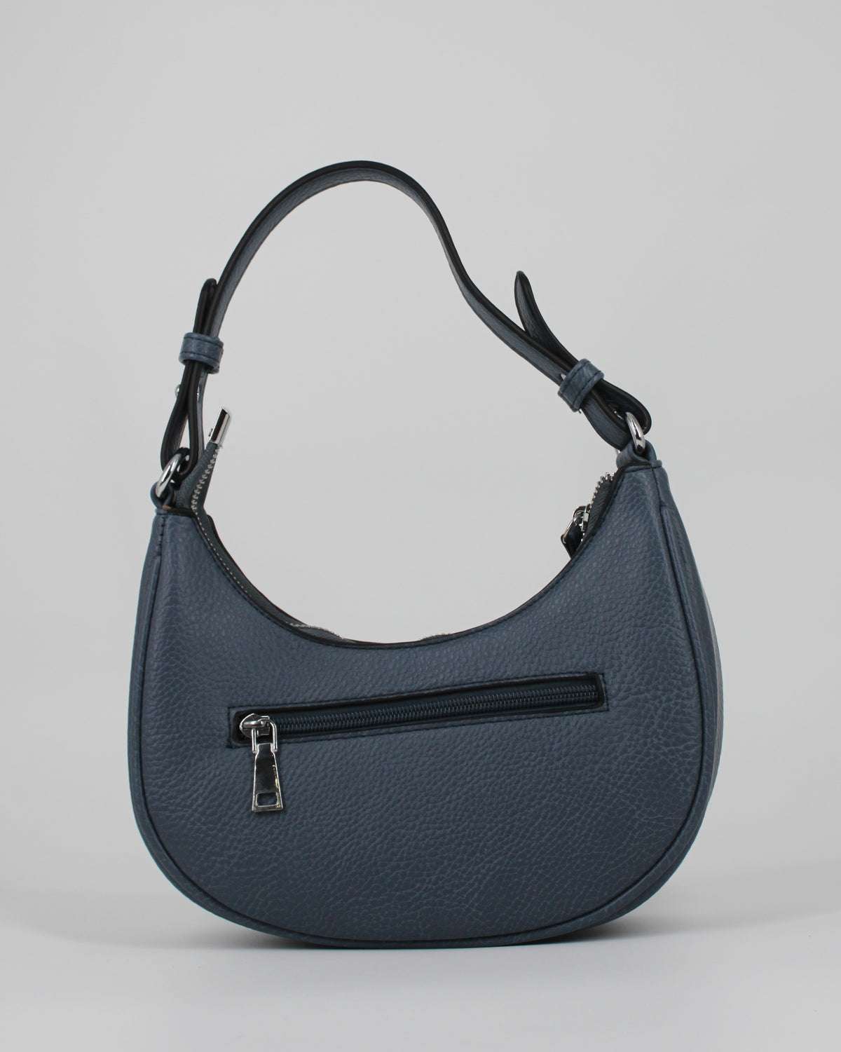 Borsa a Mezzaluna in ecopelle – Azzurro