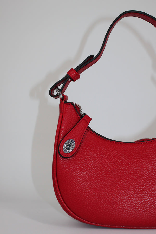 Borsa a Mezzaluna in ecopelle – Rosso