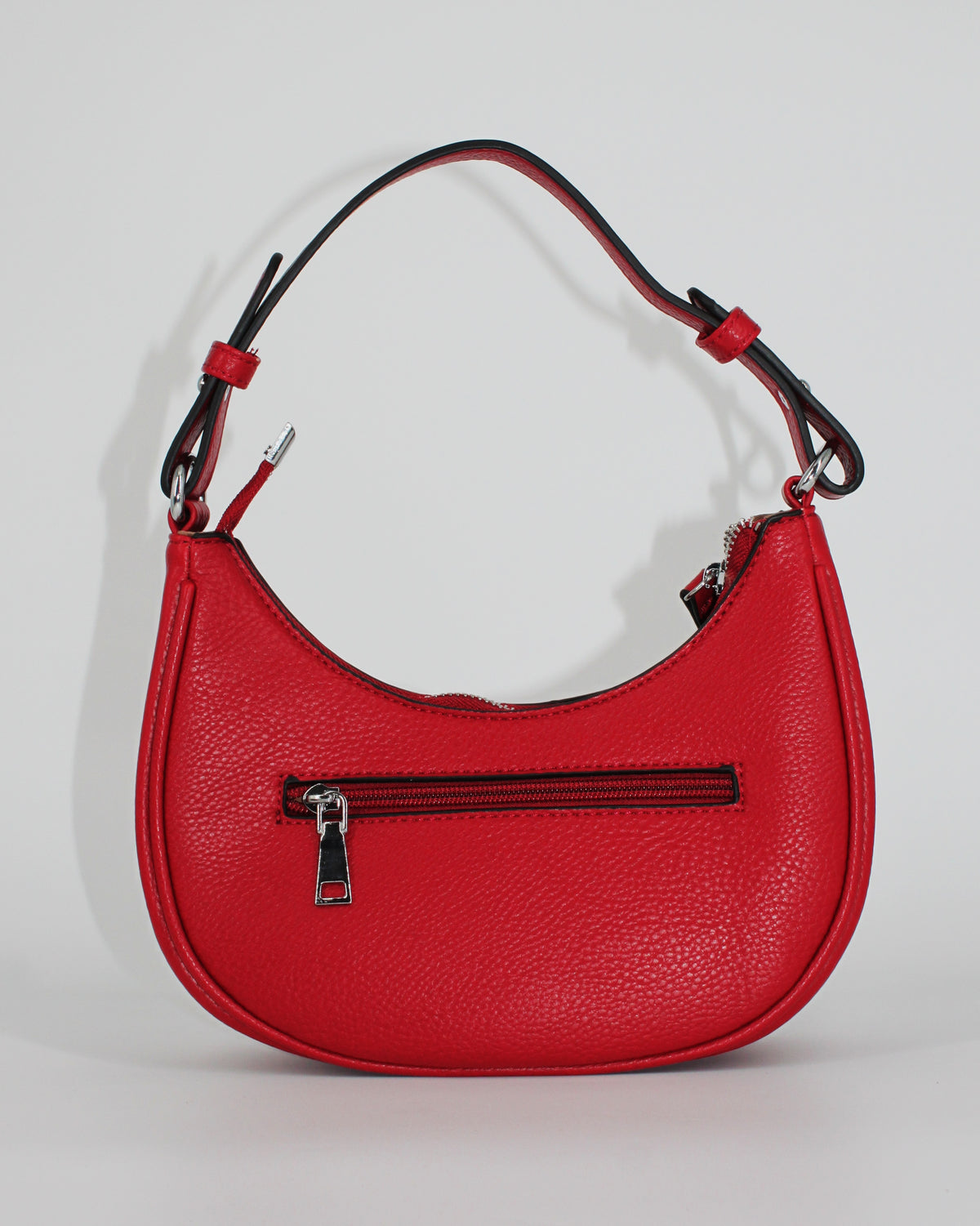 Borsa a Mezzaluna in ecopelle – Rosso