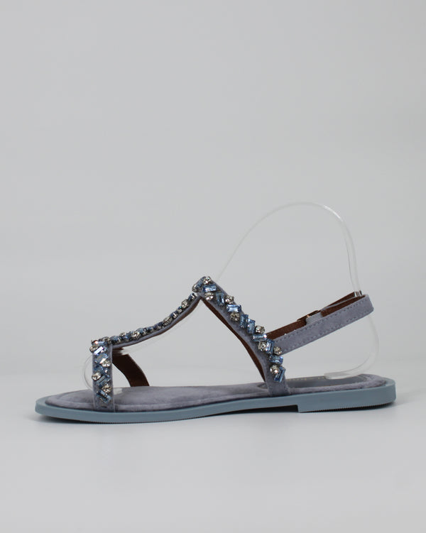 Sandalo Basso Gioiello - Azzurro