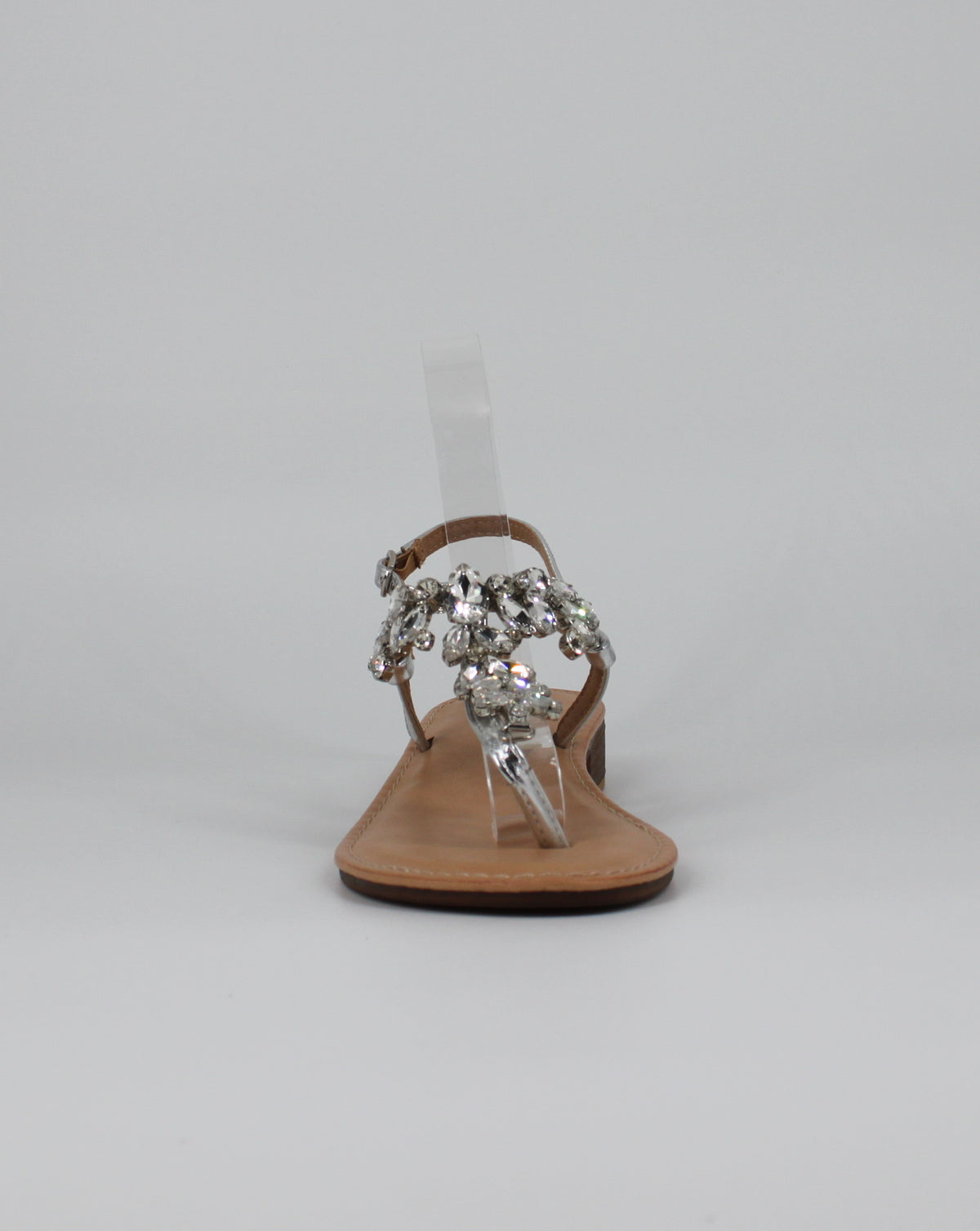 Sandali Infradito Gioiello Laminati - Argento