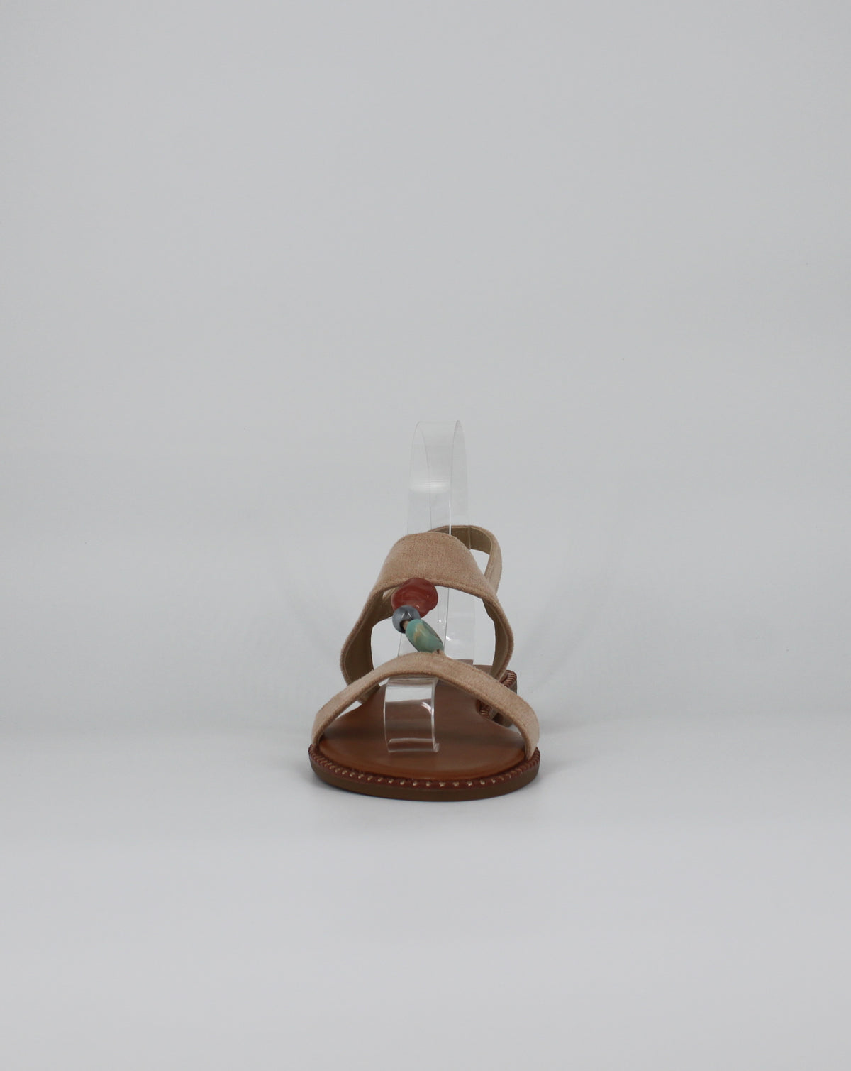 Sandalo Basso Etnico - Beige