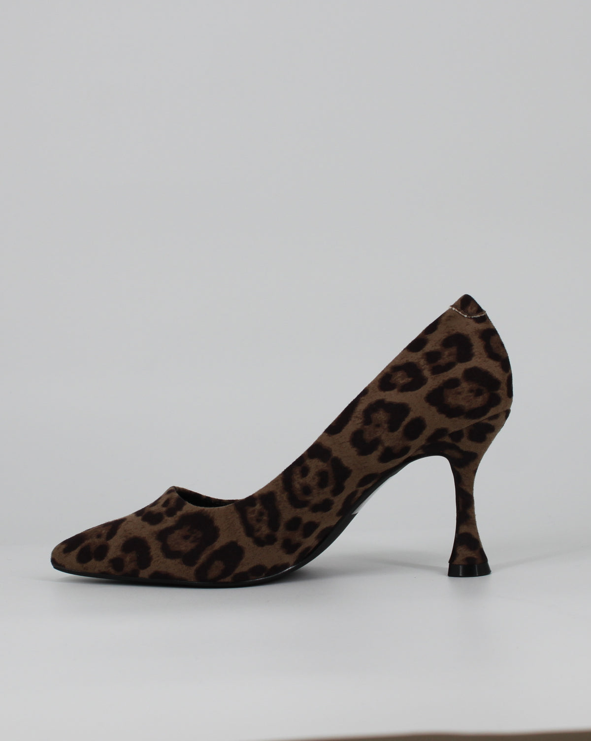 Scarpa Décolleté "Malien" con Tacco Flare - Leopardata