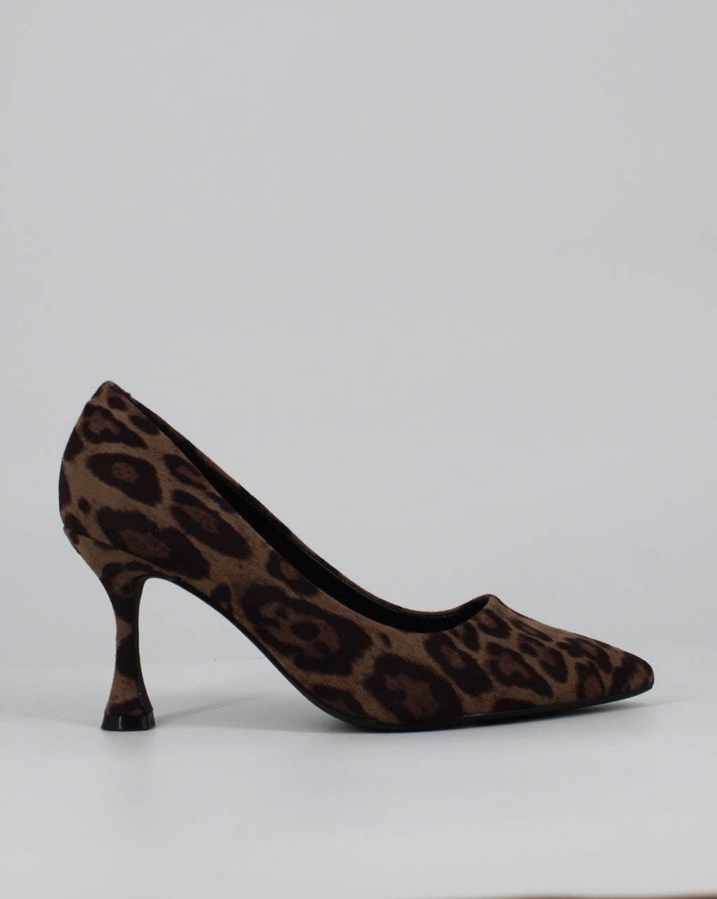 Scarpa Décolleté "Malien" con Tacco Flare - Leopardata