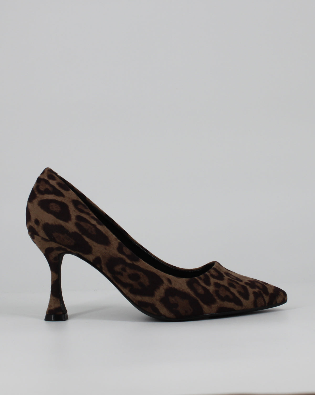 Scarpa Décolleté "Malien" con Tacco Flare - Leopardata