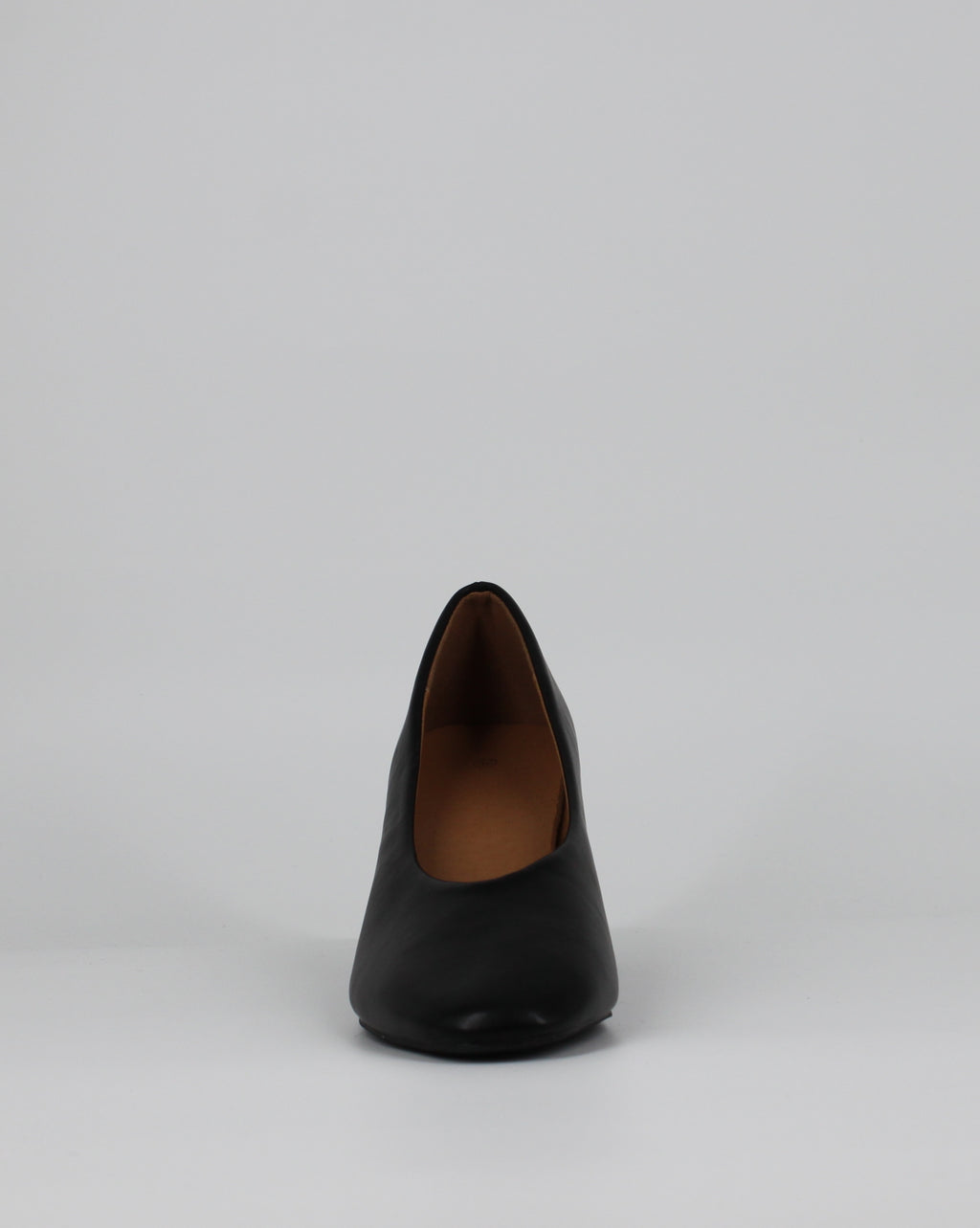 Scarpa Décolleté Minimal  con Tacco Block Heel - nera