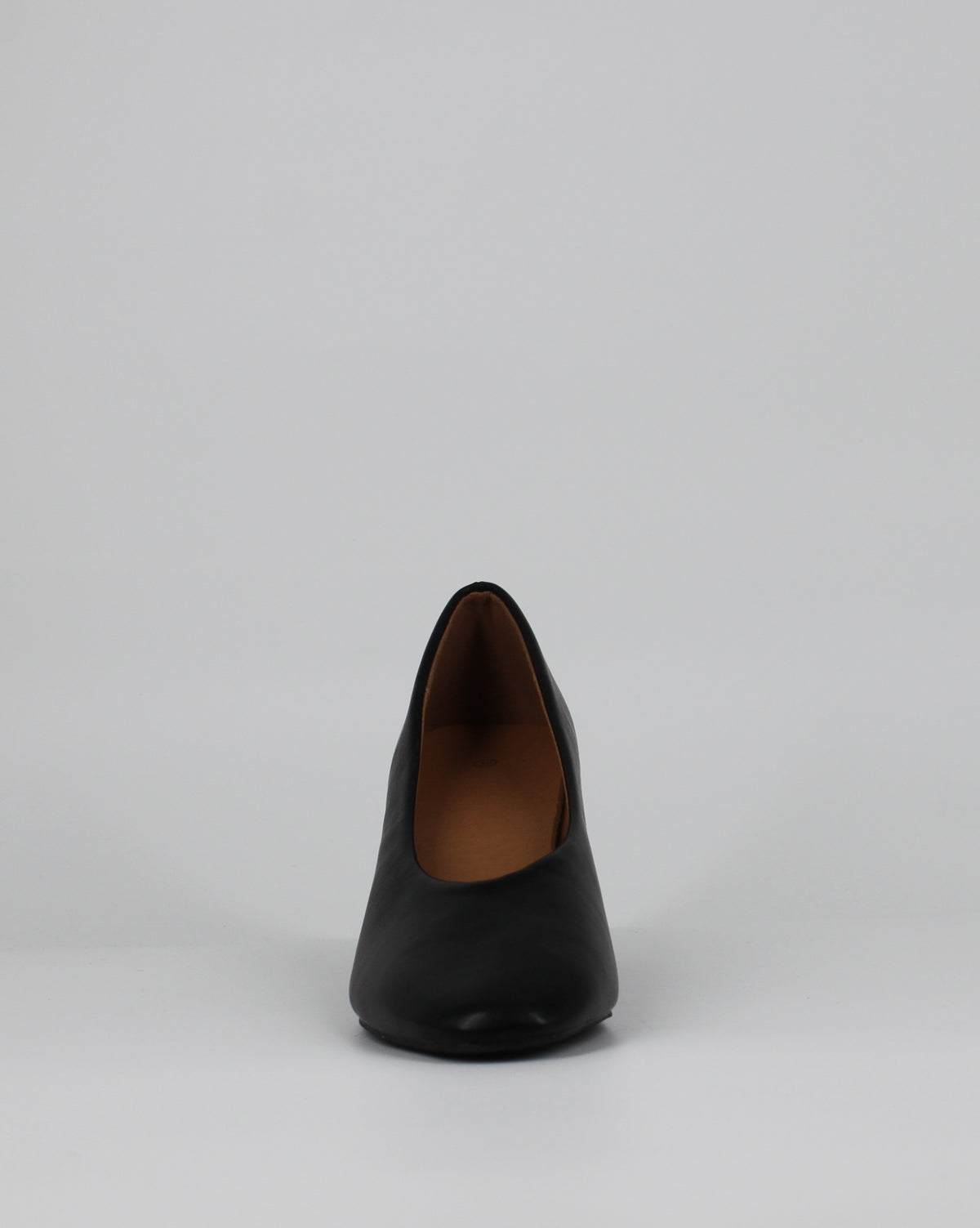 Scarpa Décolleté Minimal  con Tacco Block Heel - nera