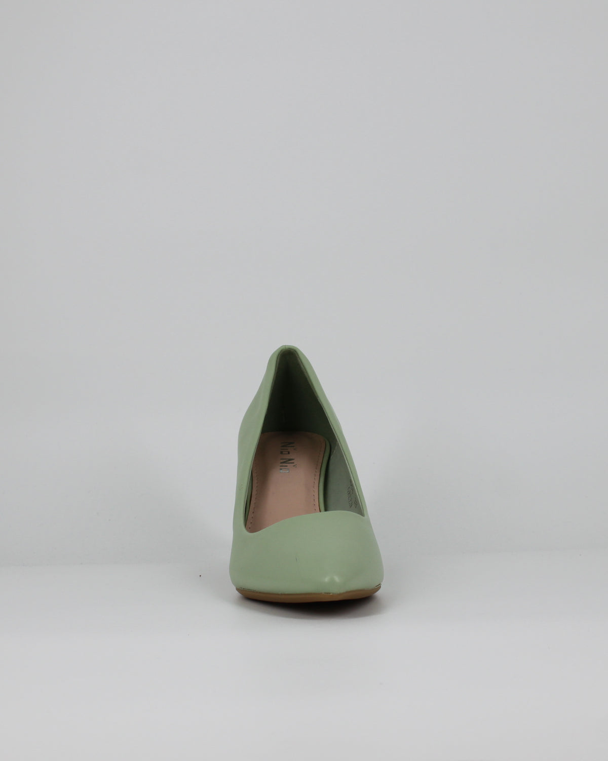 Scarpe Décolleté a Punta con Tacco Medio a Stiletto -  Verde