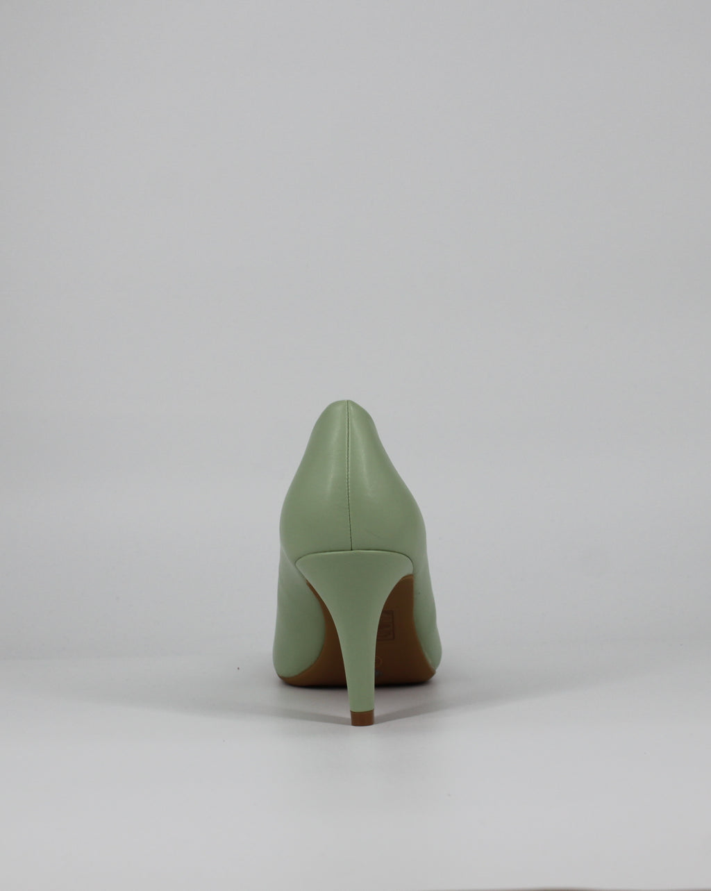 Scarpe Décolleté a Punta con Tacco Medio a Stiletto -  Verde