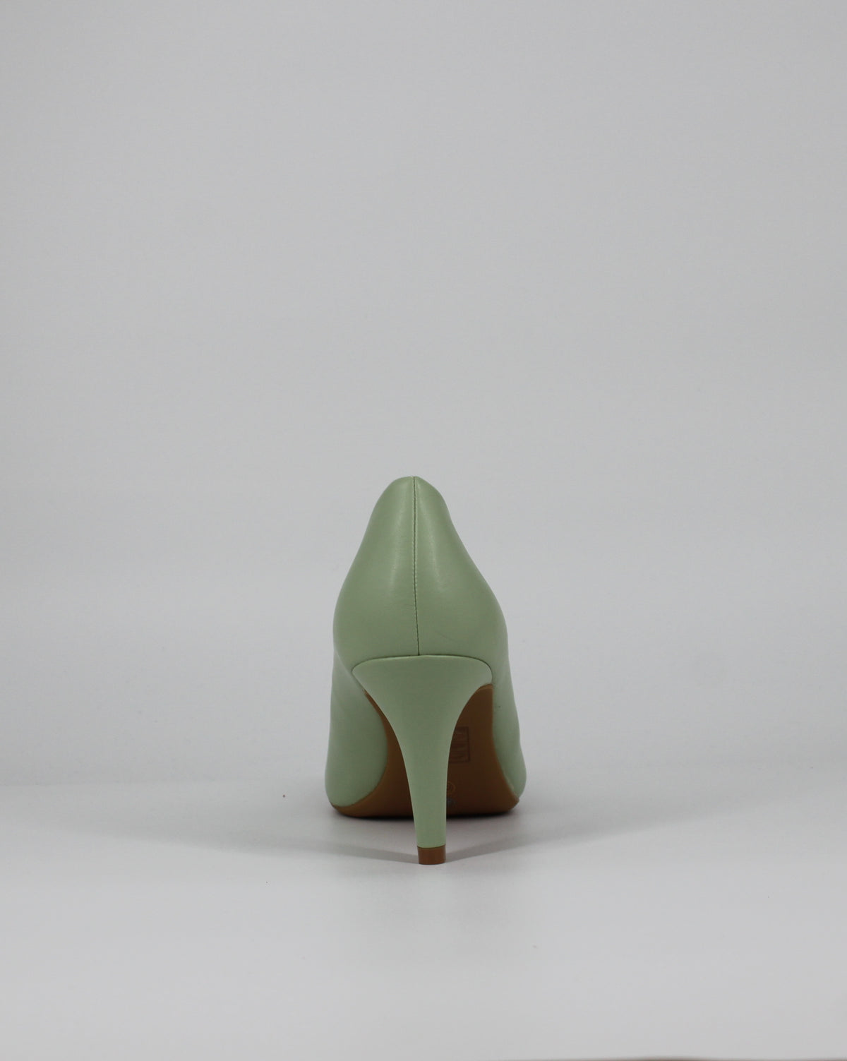 Scarpe Décolleté a Punta con Tacco Medio a Stiletto -  Verde