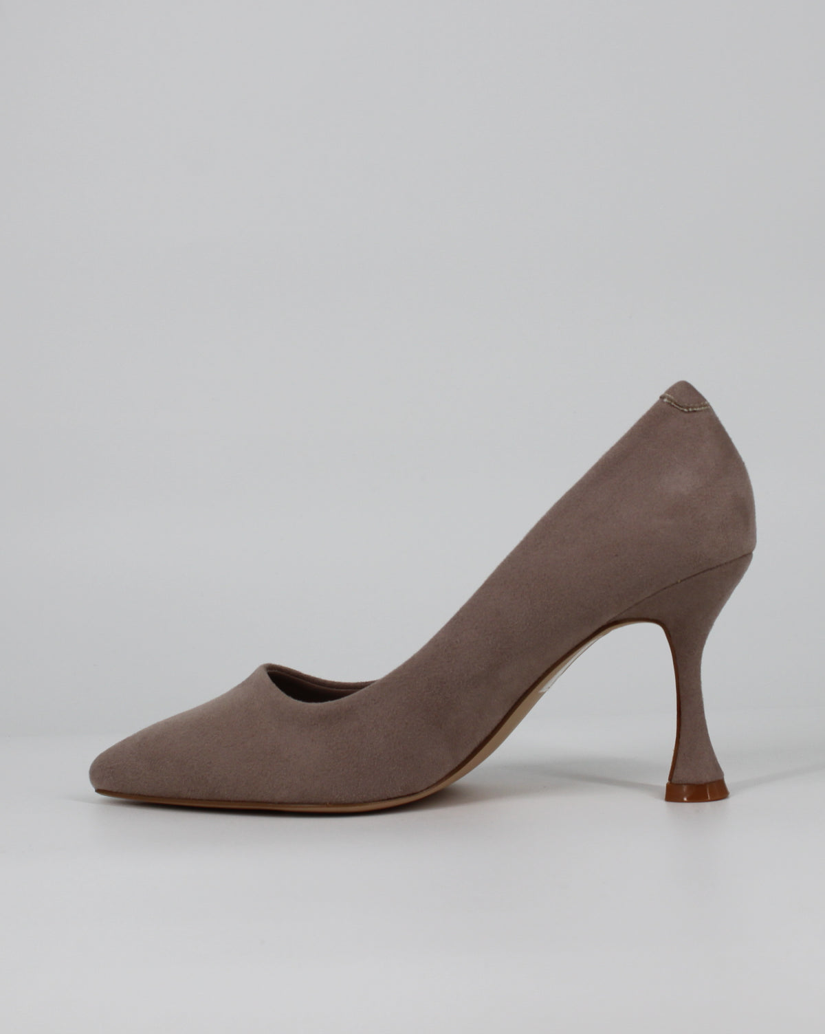Décolleté a Punta  in Camoscio - Khaki