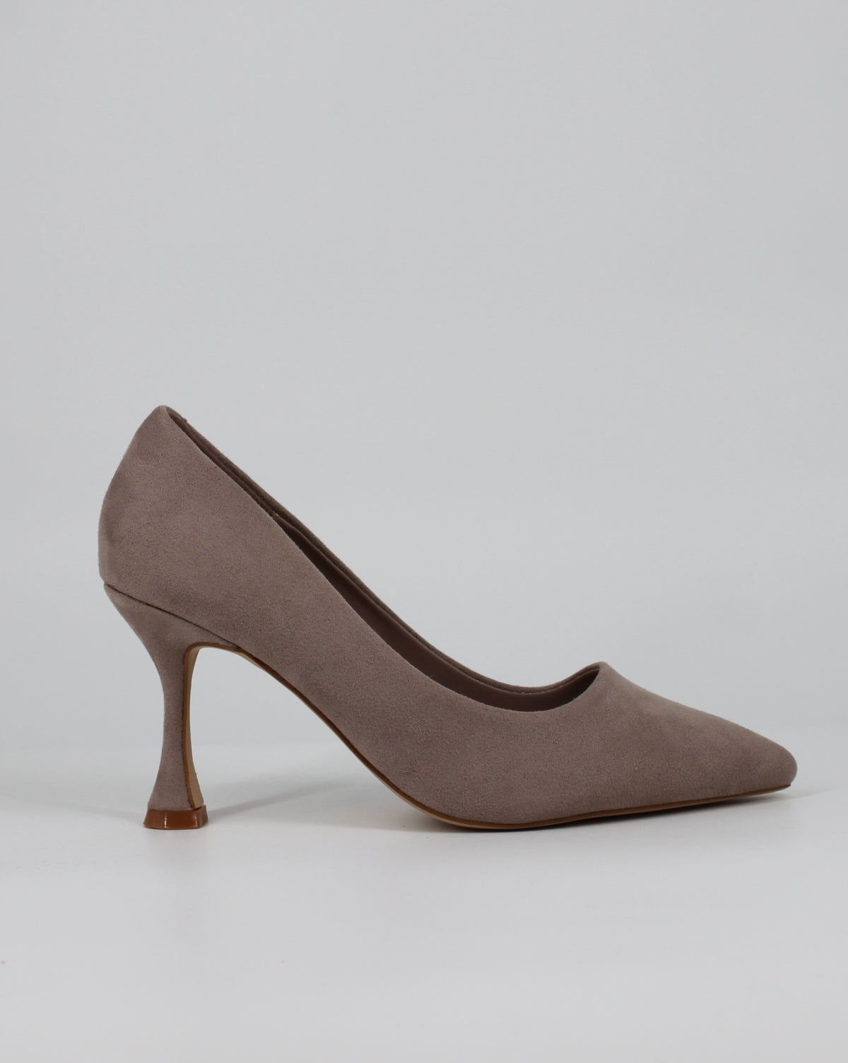 Décolleté a Punta  in Camoscio - Khaki