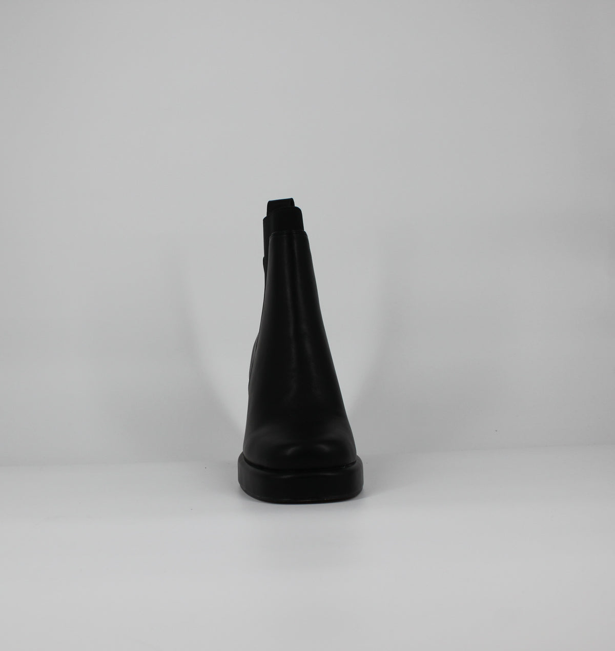 Stivaletto Donna  con Tacco Largo - Nero