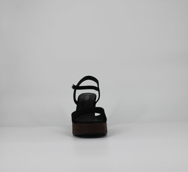 Joia Sandali Donna con Tacco Alto Largo e Plateau – Nero