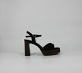 Joia Sandali Donna con Tacco Alto Largo e Plateau – Nero