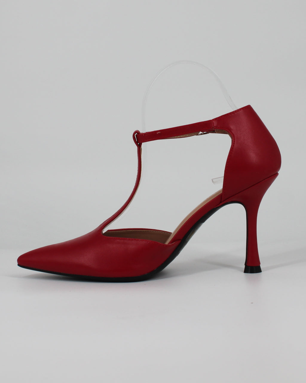 Décolleté  con Cinturino - Rosso Fuoco
