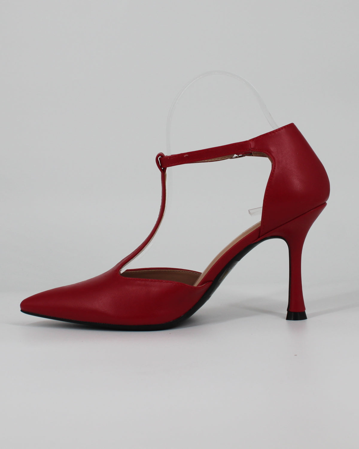 Décolleté  con Cinturino - Rosso Fuoco