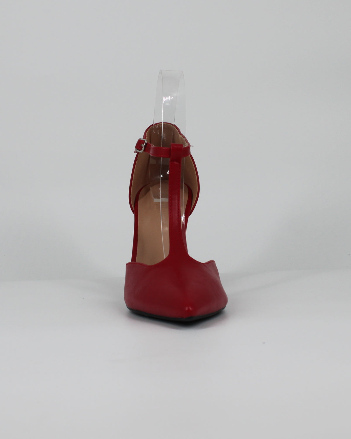 Décolleté  con Cinturino - Rosso Fuoco