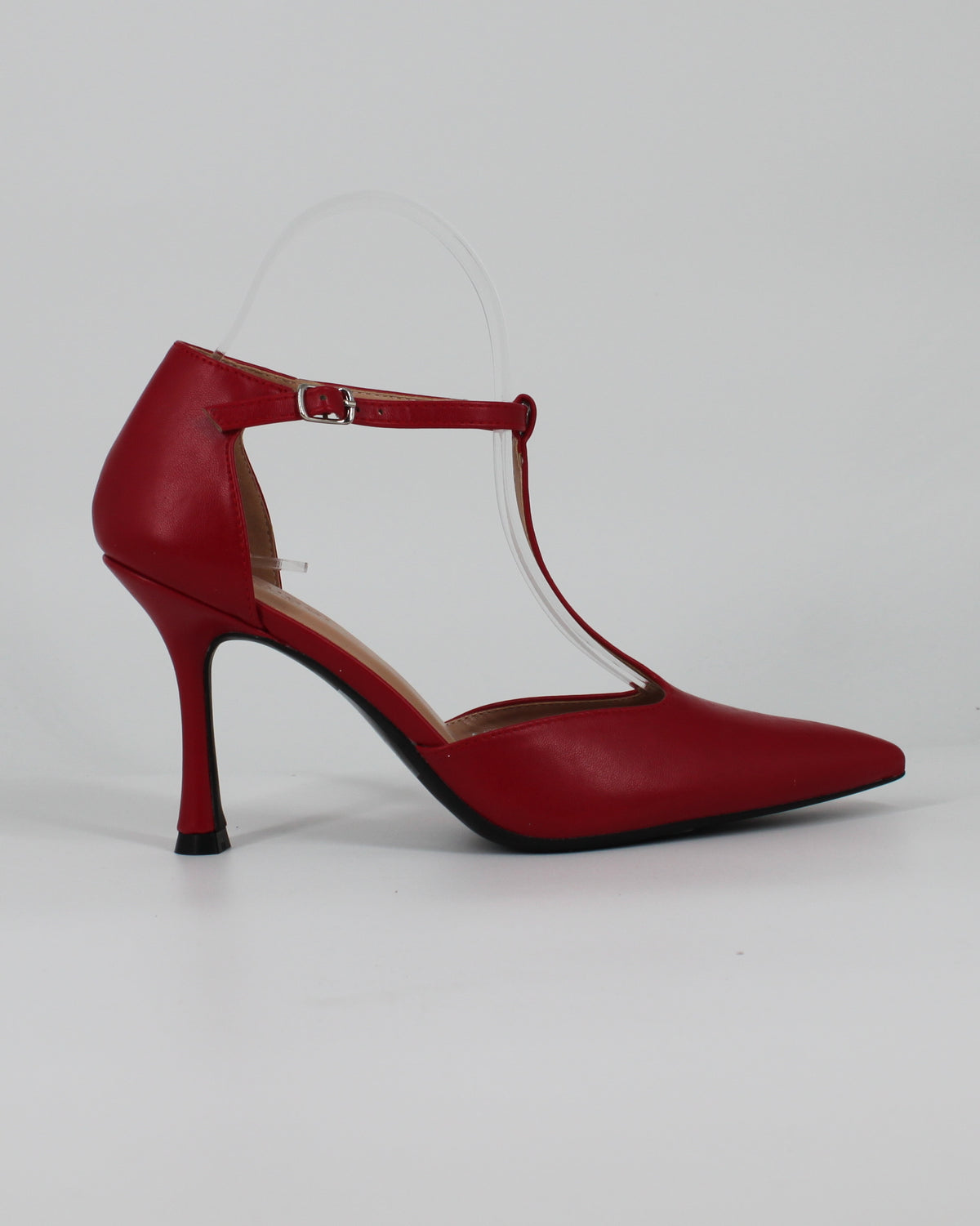 Décolleté  con Cinturino - Rosso Fuoco
