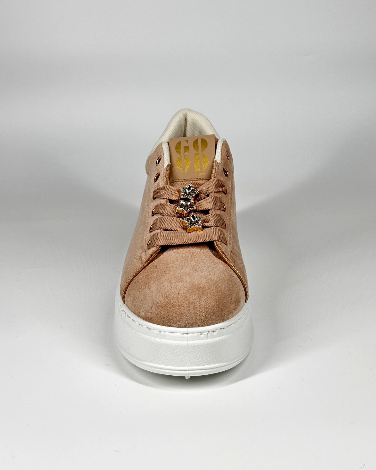 Sneakers Platform con charm -  Beige
