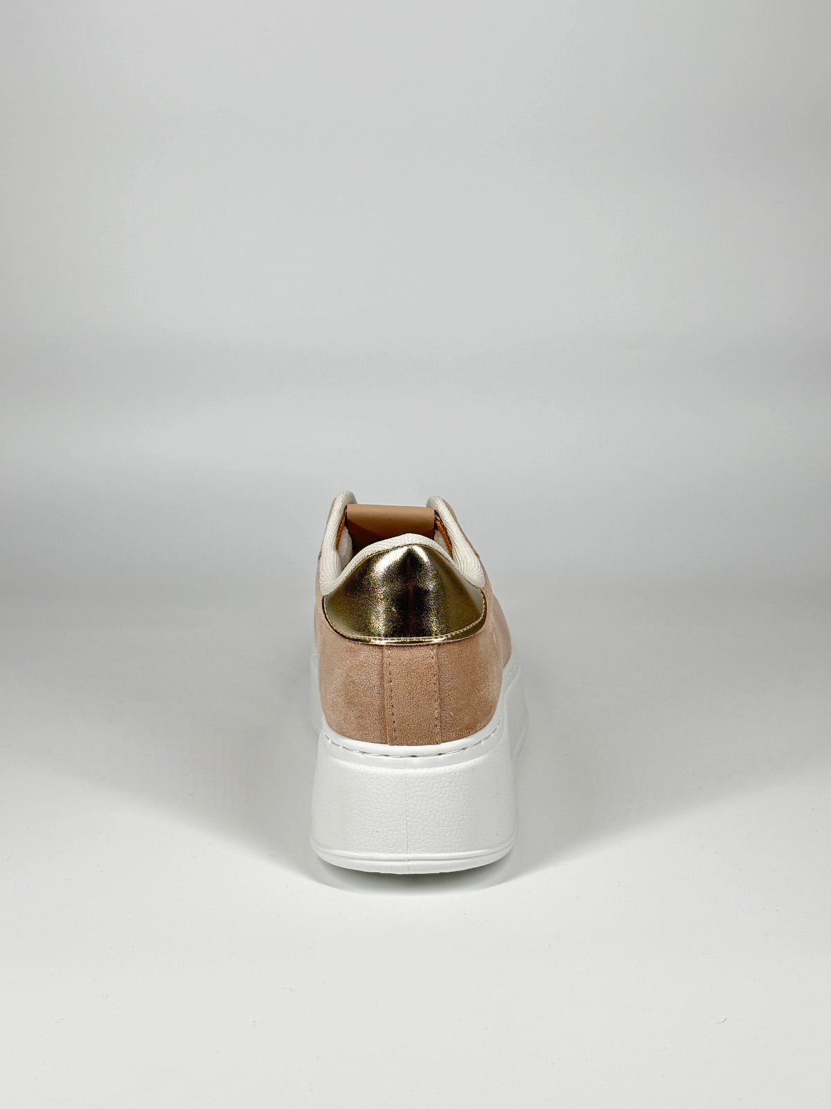 Sneakers Platform con charm -  Beige