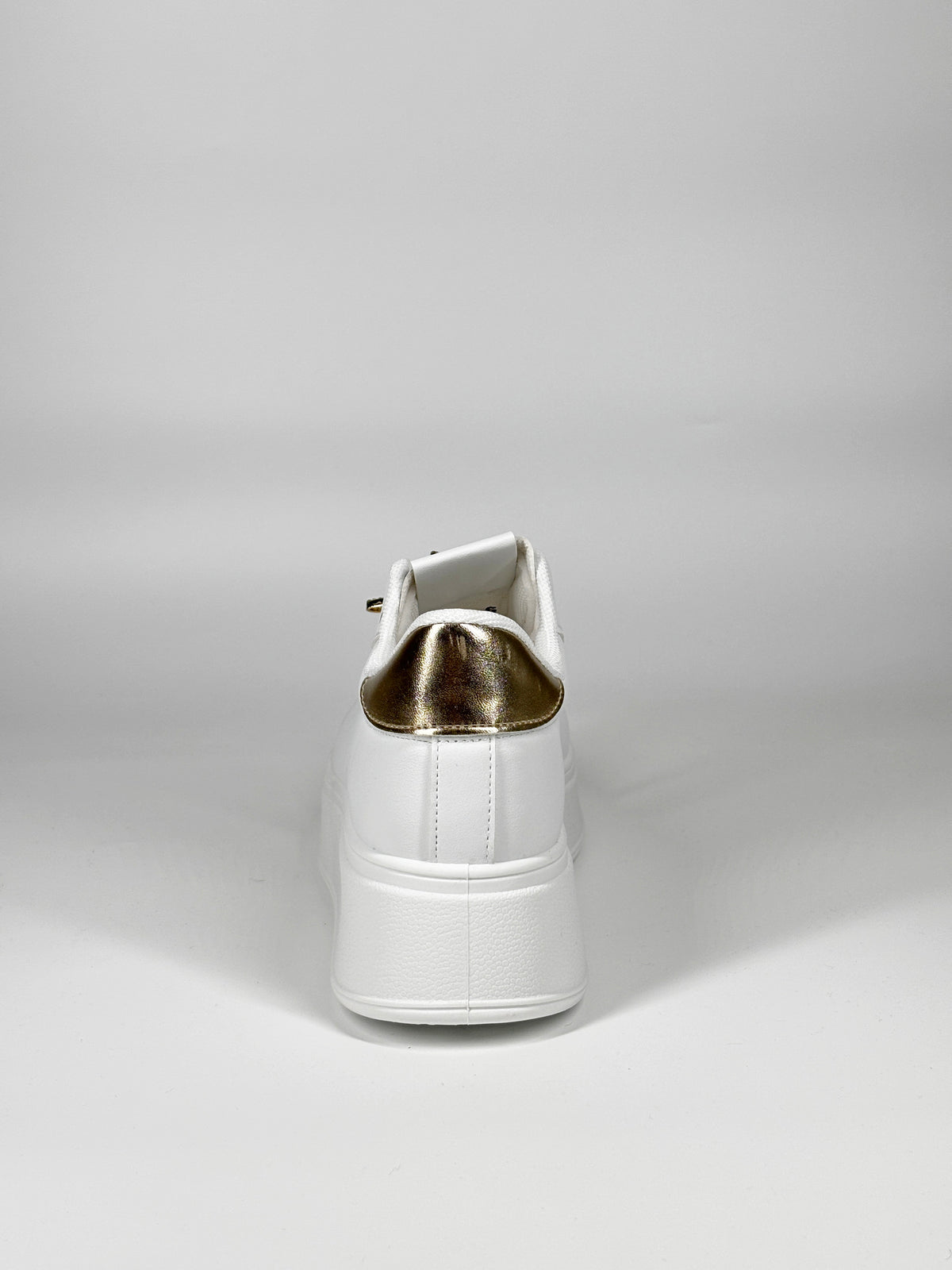 Sneaker Platform  con Stella Marina - Bianco
