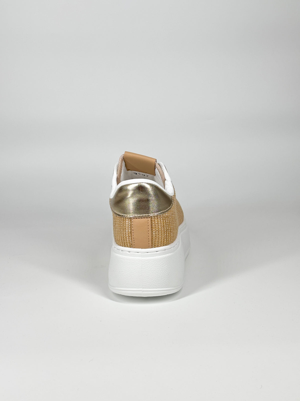 Sneaker Platform in Rafia - Natural