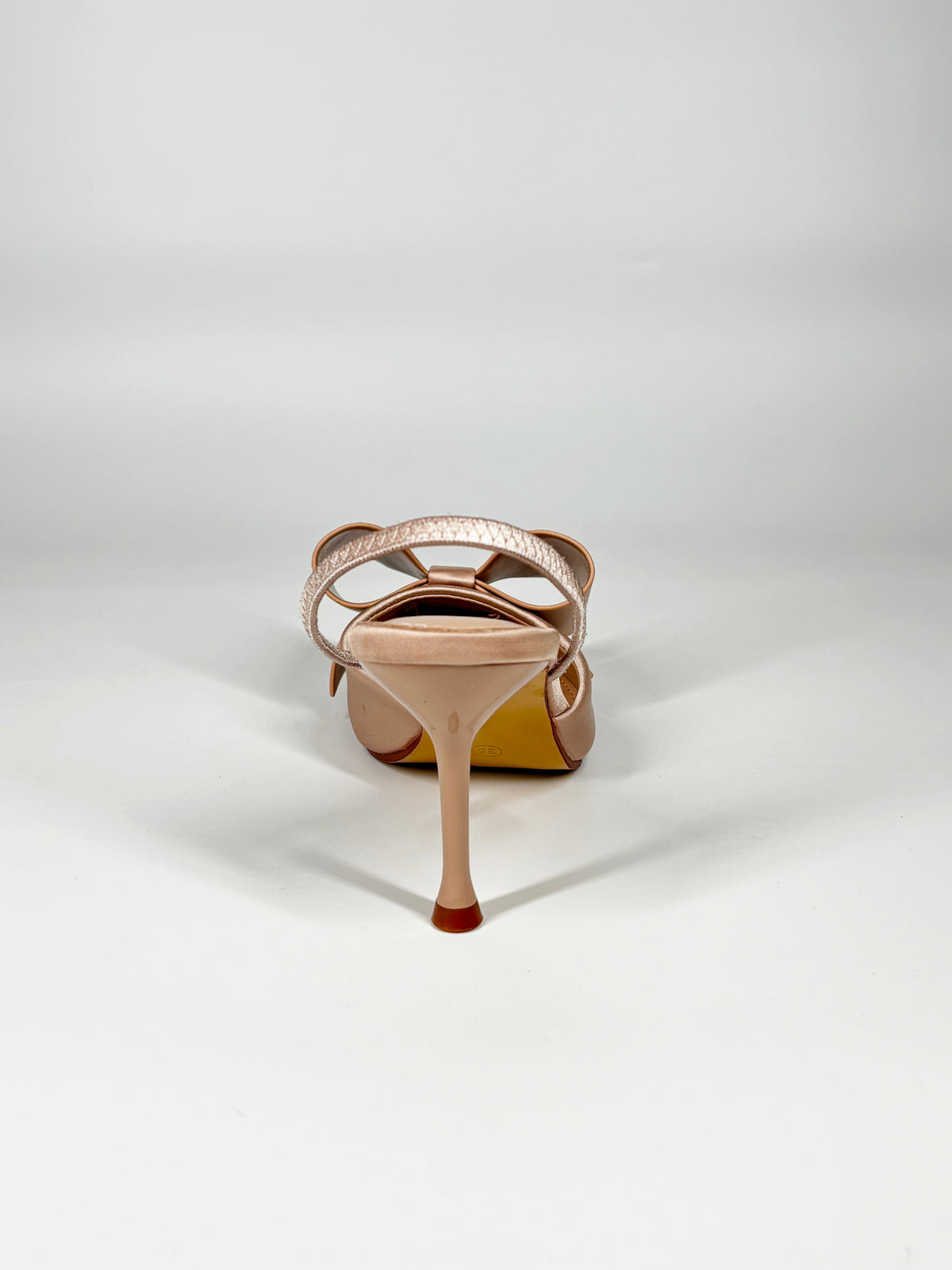 Décolleté Slingback con Fiocco Scultoreo – Champagne