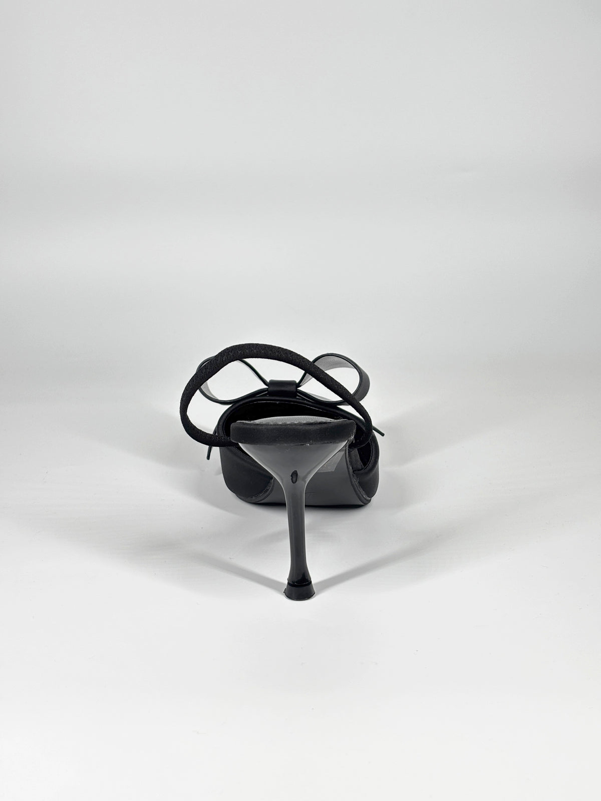 Décolleté Slingback con Fiocco Scultoreo – Nero