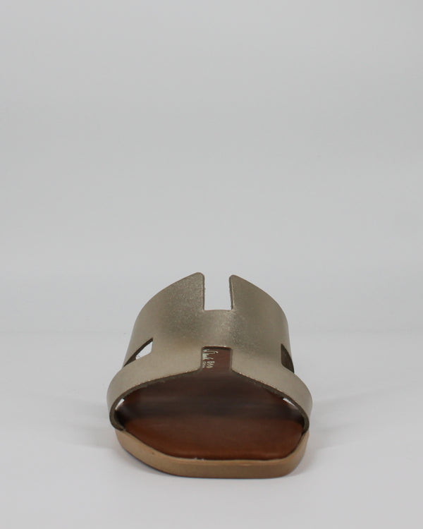 Sandalo Basso Donna in ecopelle - Oro
