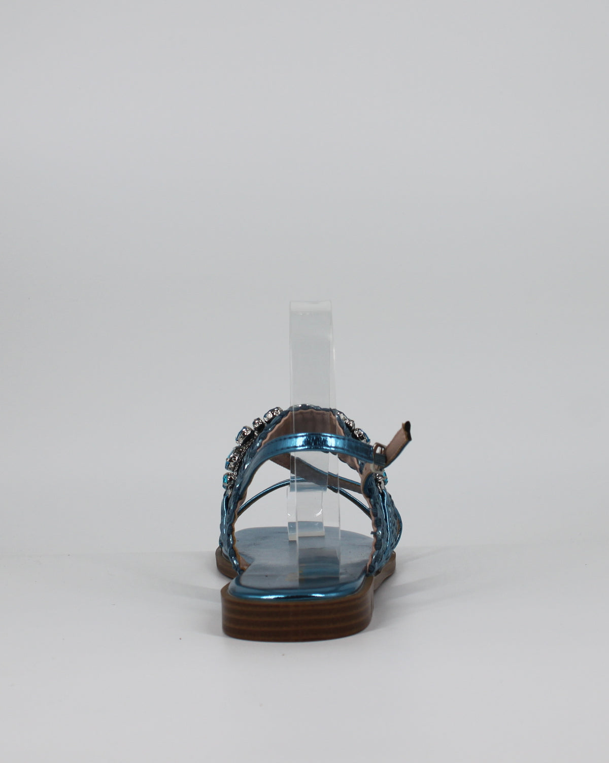 Sandalo Basso Gioiello - Blu Metallizzato