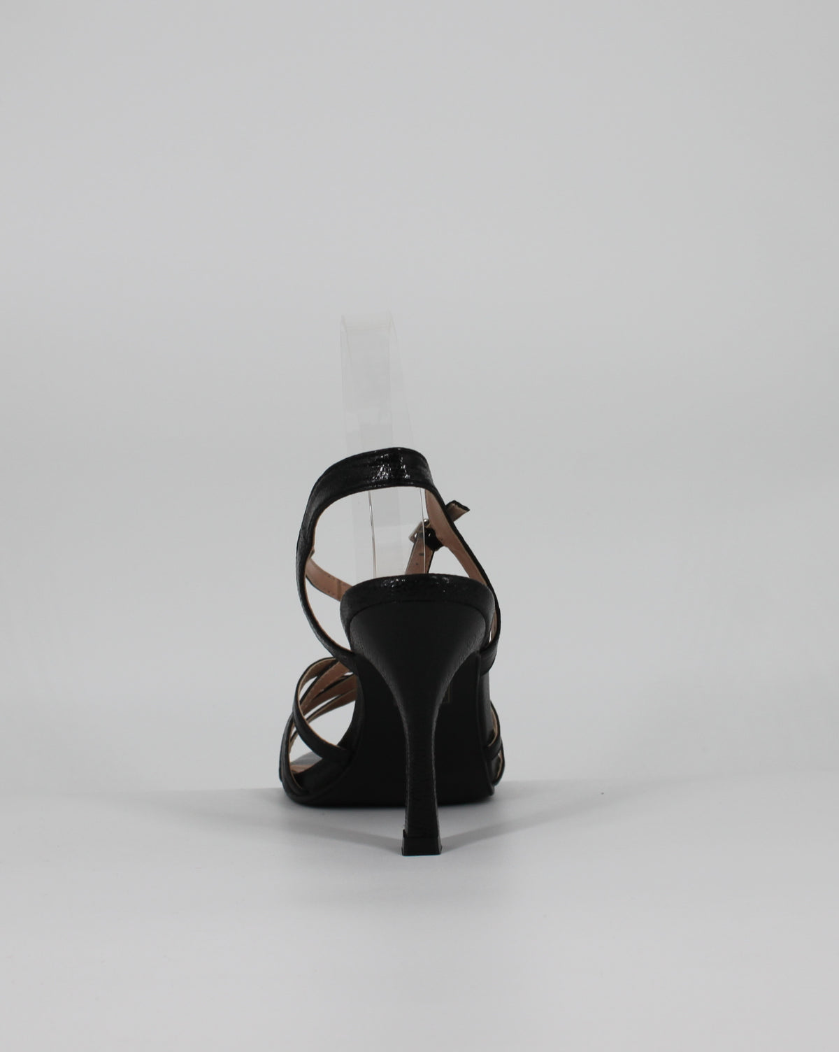 Sandali con Tacco Alto da Donna e Cinturino - Nero
