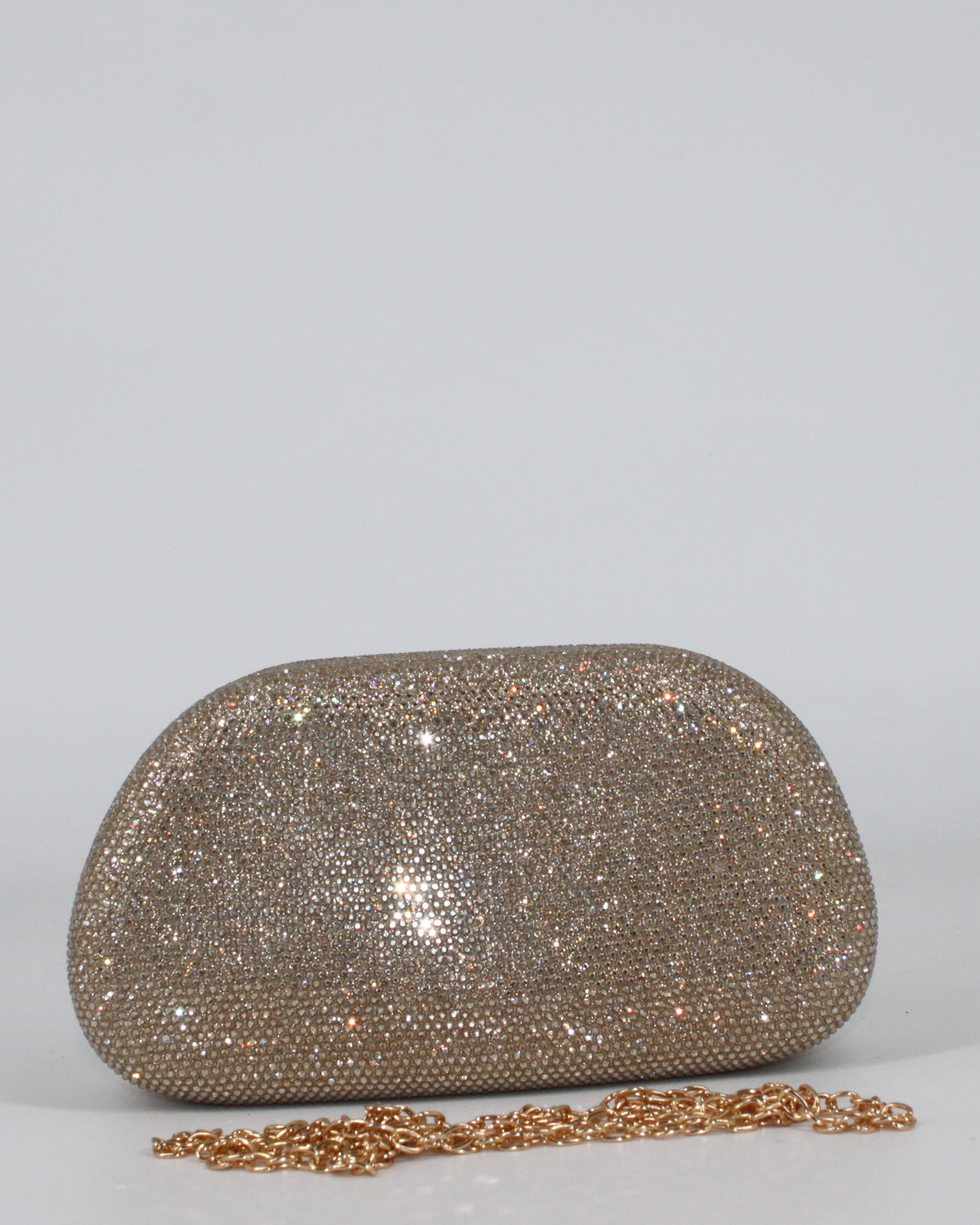Pochette  con Strass e Dettaglio -Oro