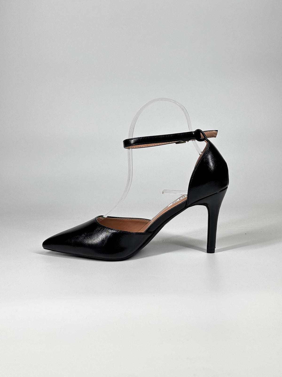 Décolleté con Cinturino alla Caviglia - Nero