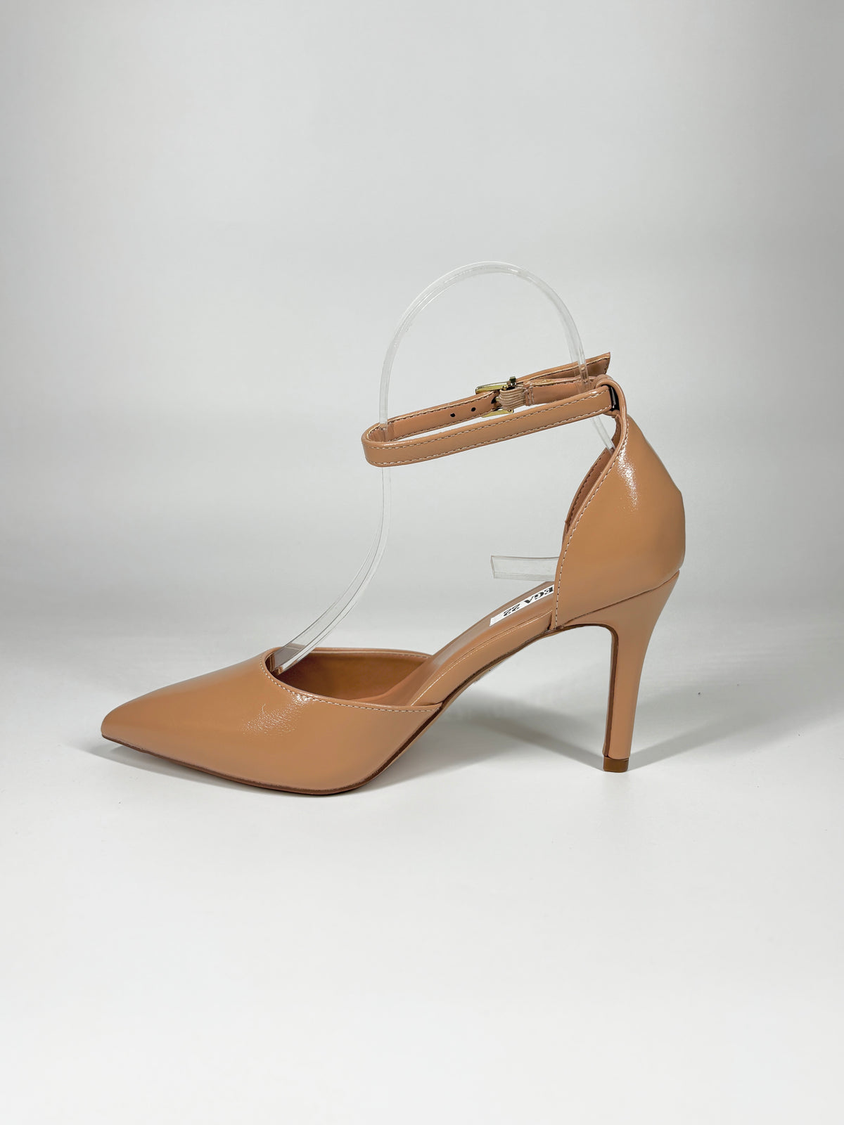 Décolleté con Cinturino alla Caviglia - Beige