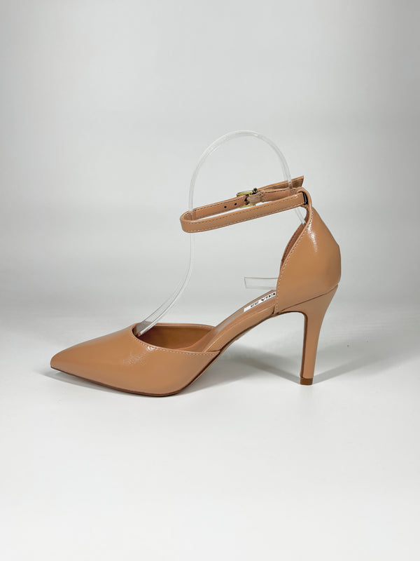 Décolleté con Cinturino alla Caviglia - Beige