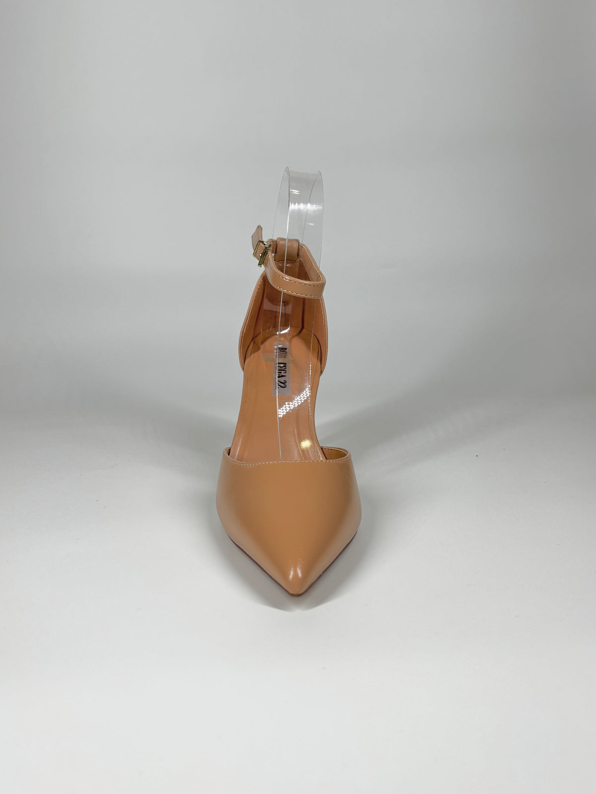 Décolleté con Cinturino alla Caviglia - Beige