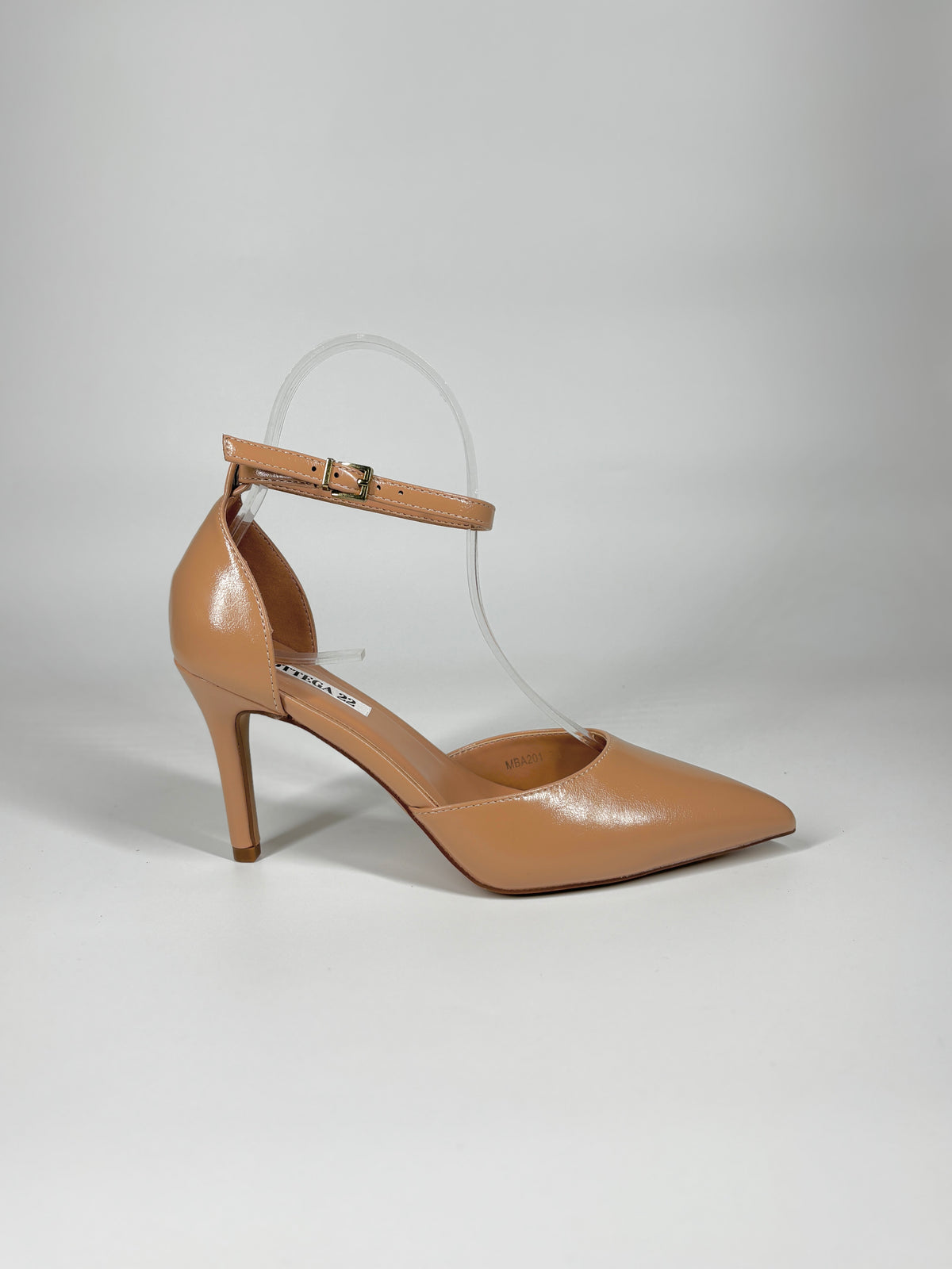 Décolleté con Cinturino alla Caviglia - Beige
