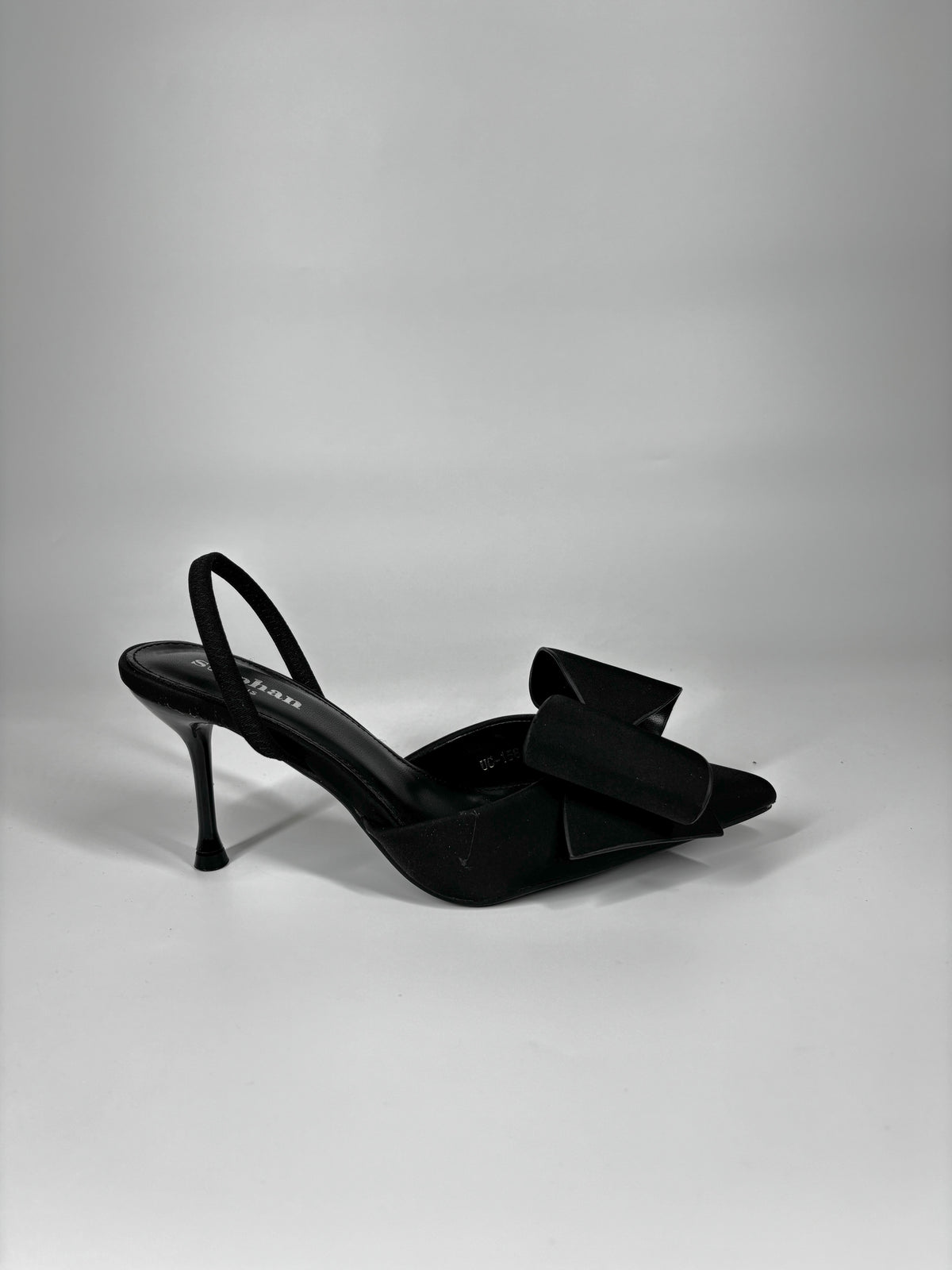 Décolleté Slingback con Fiocco Scultoreo – Nero