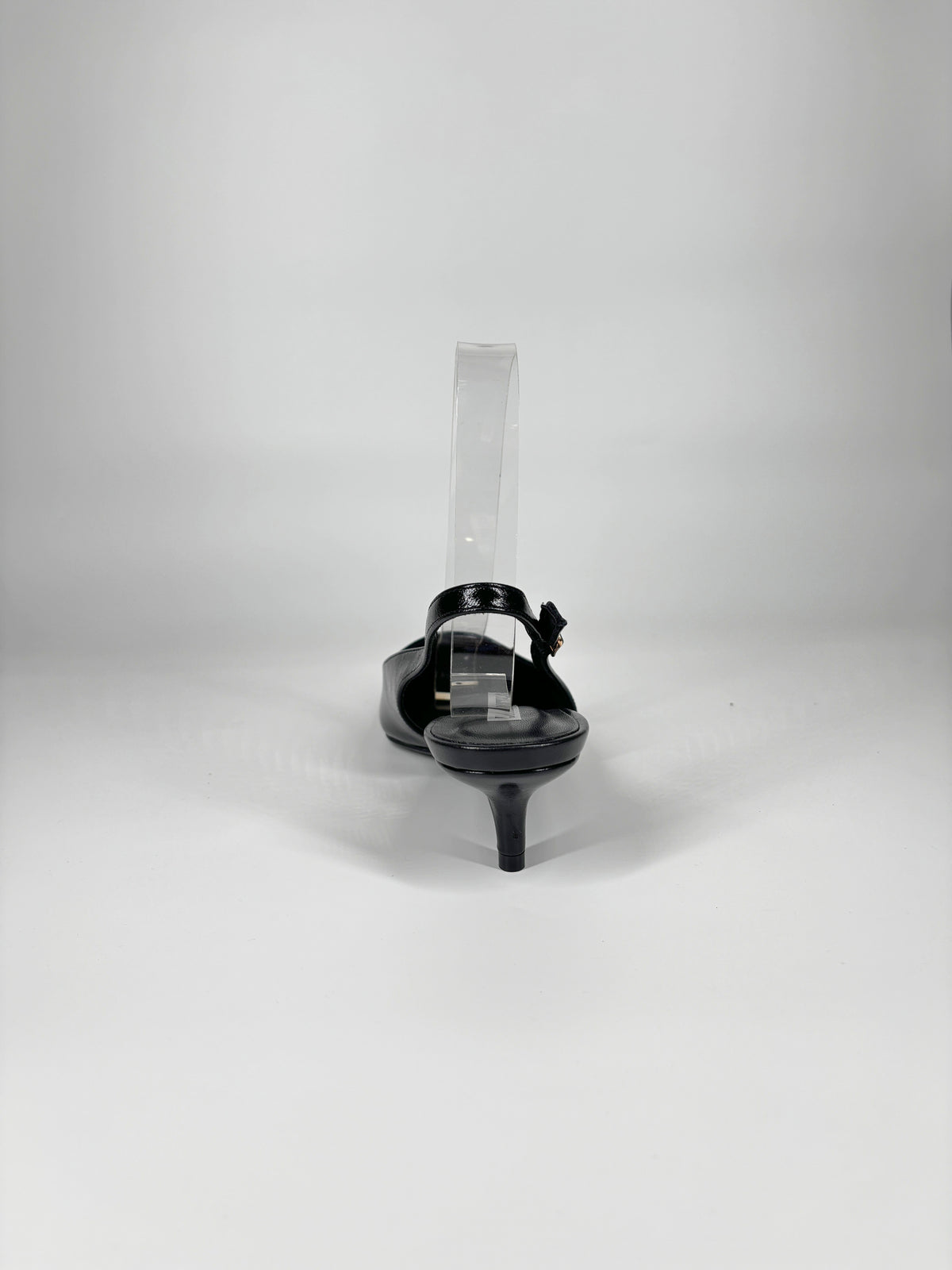 Slingback a Punta - Nero