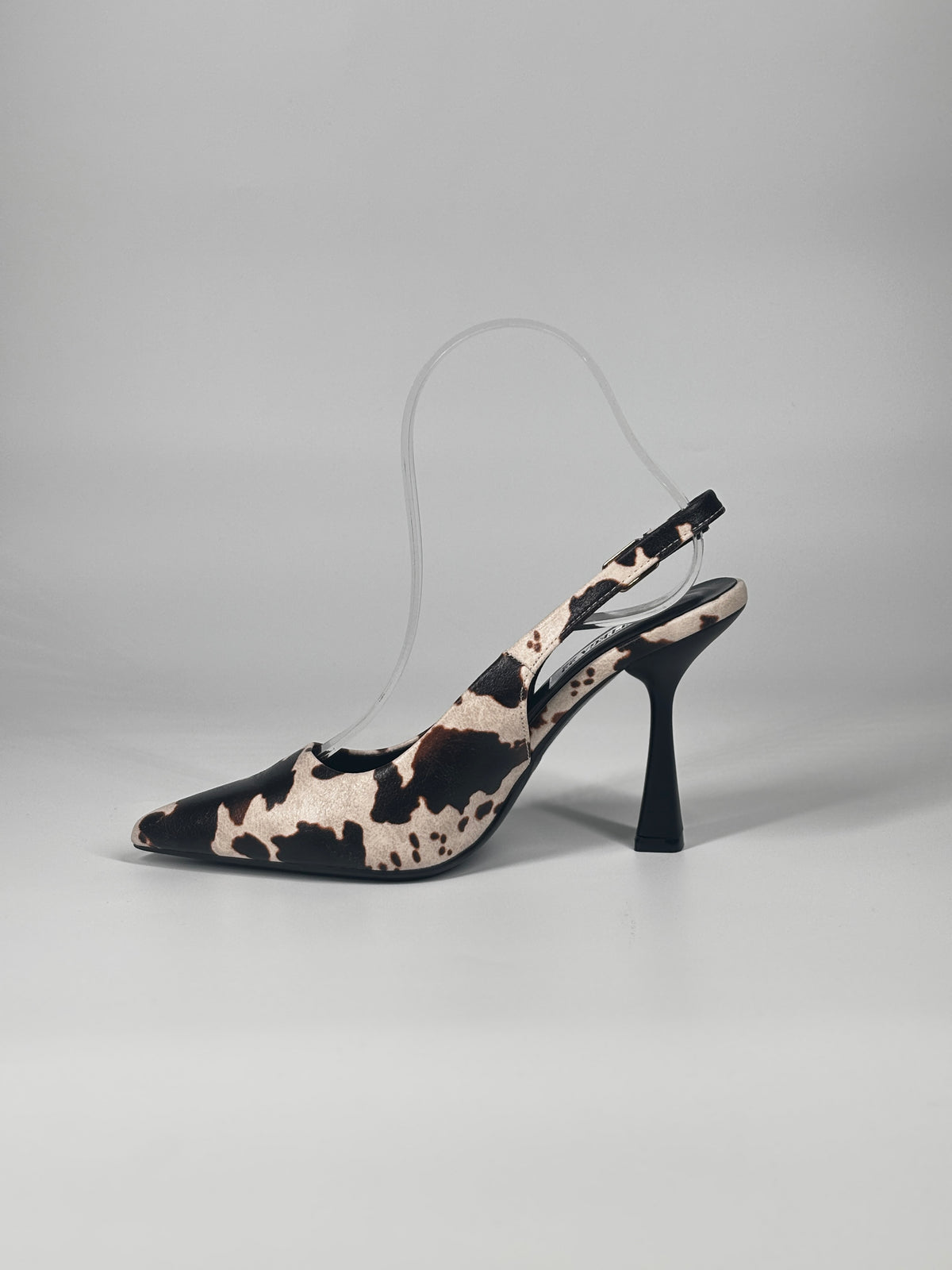Décolleté Slingback a Punta con Stampa animalier